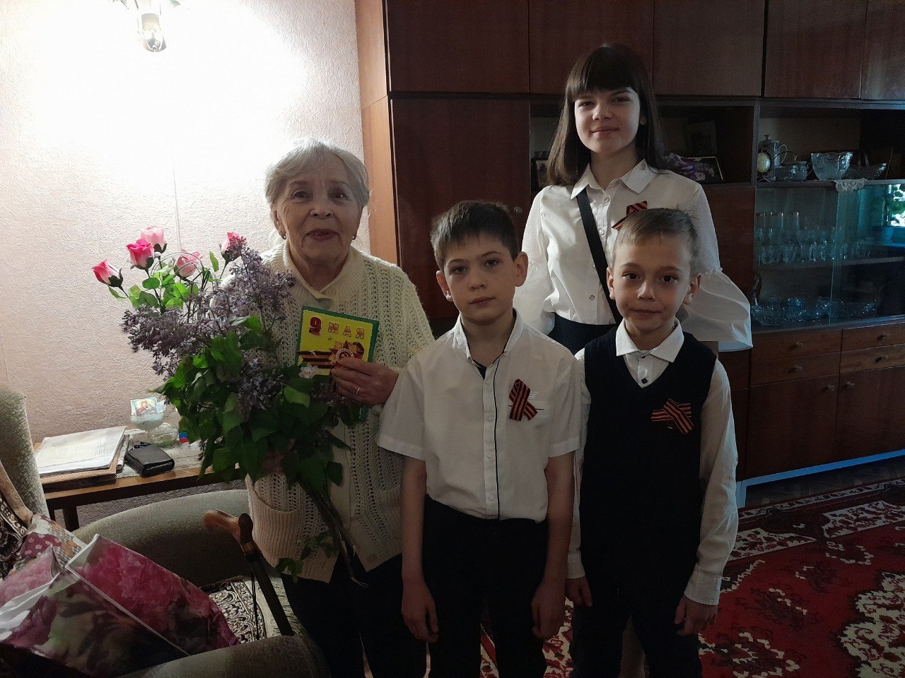 Поздравление Ветерана ВОВ.